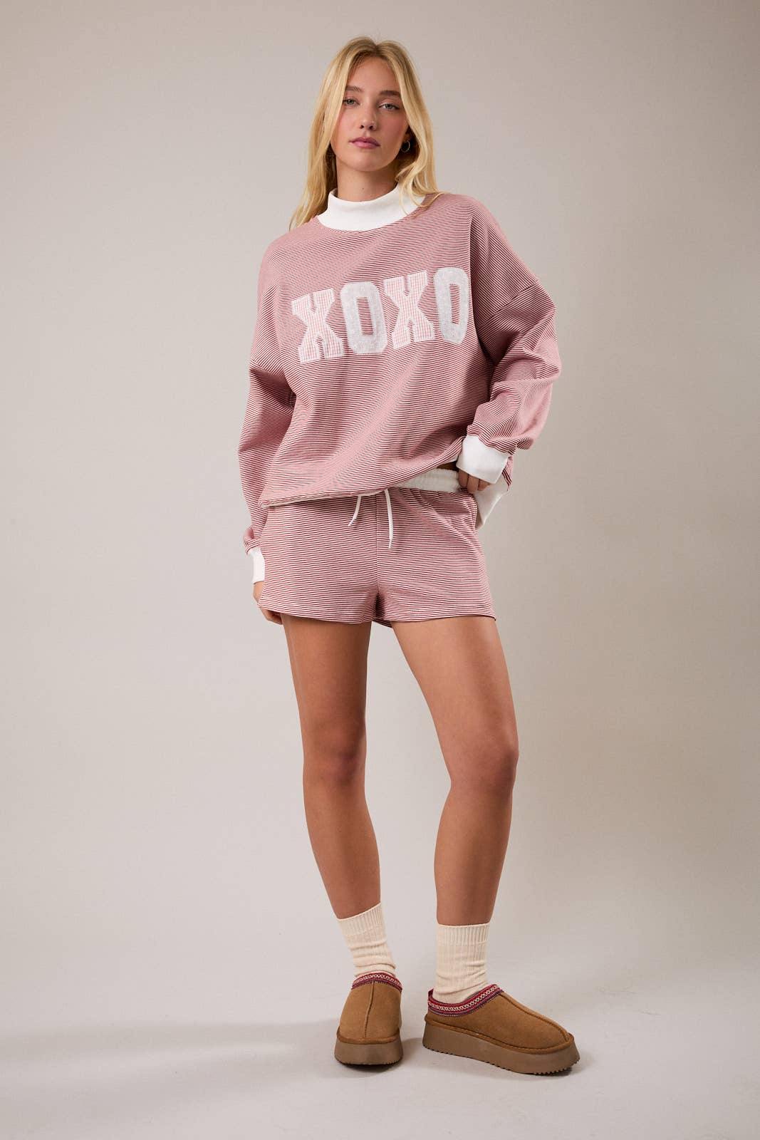 Mock Neck XOXO Sweater