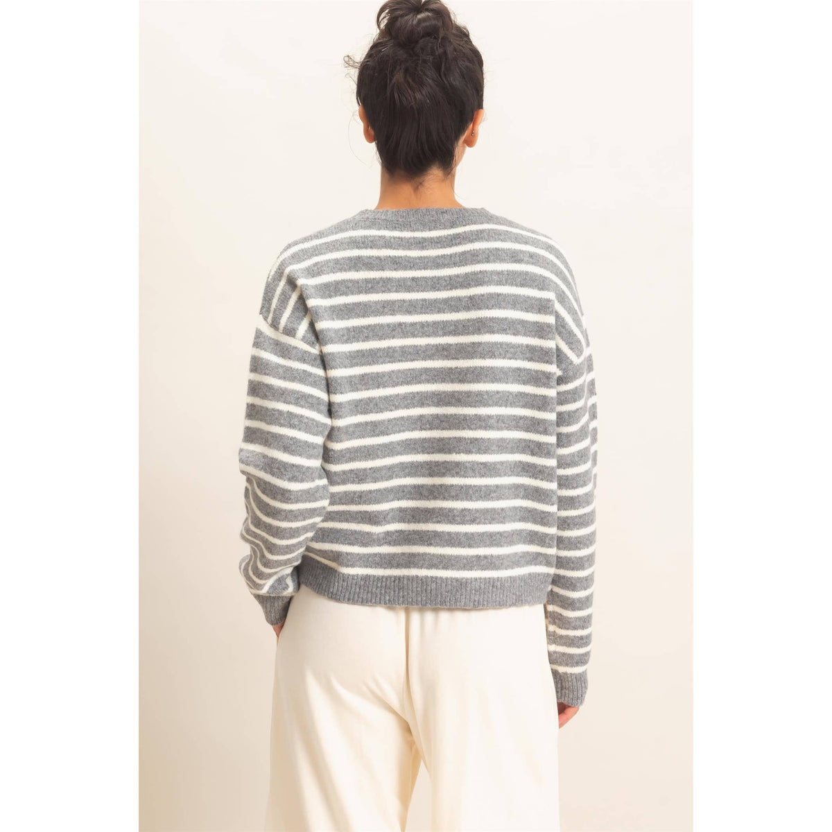 Striped Crew Neck Sweater