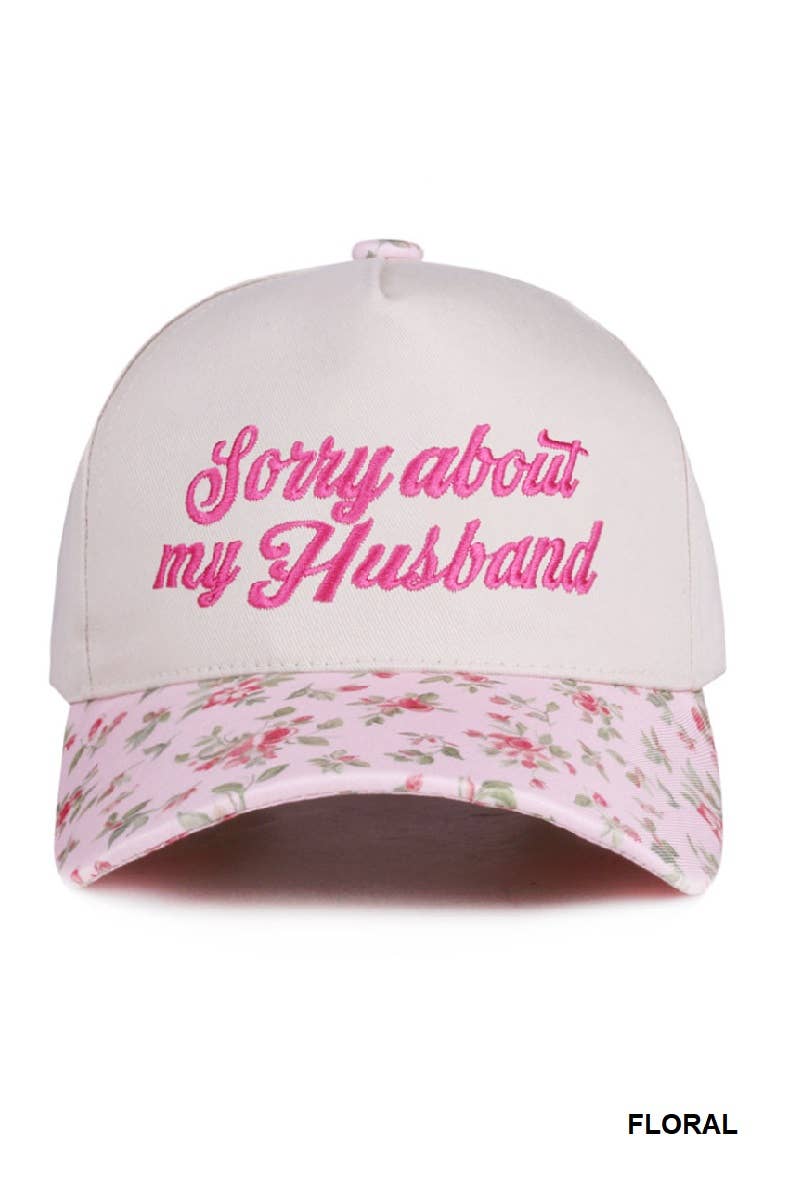 Sorry About My Husband Cotton Cap