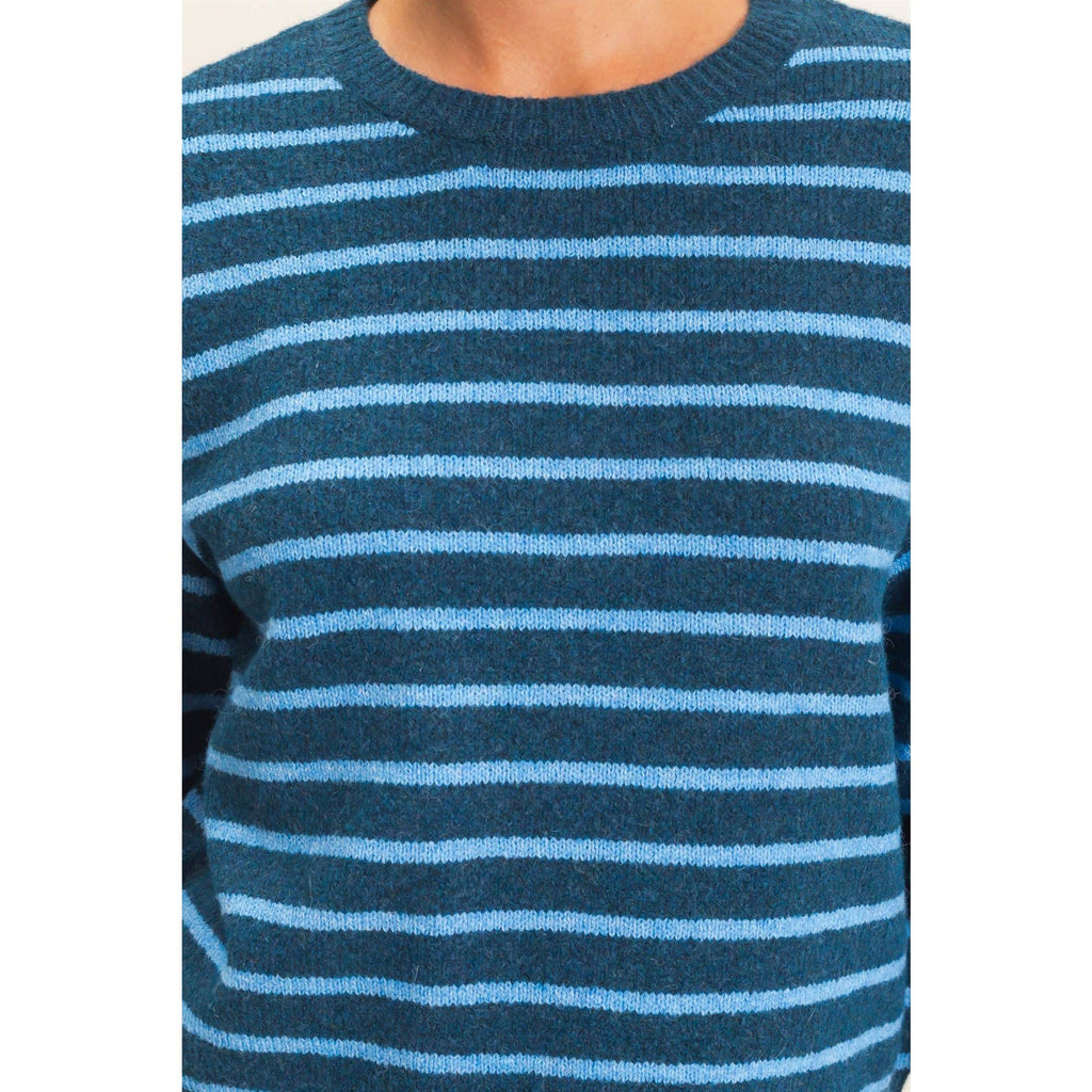 Striped Crew Neck Sweater