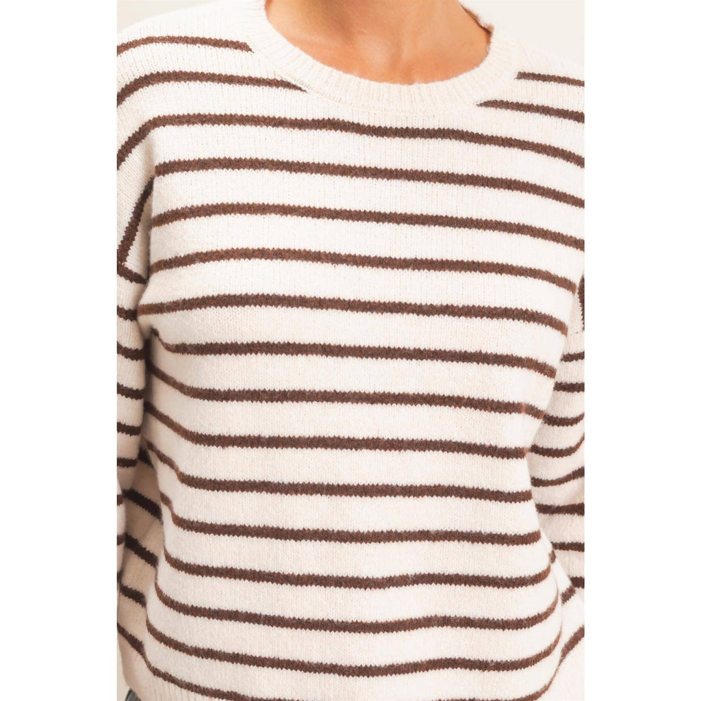 Striped Crew Neck Sweater