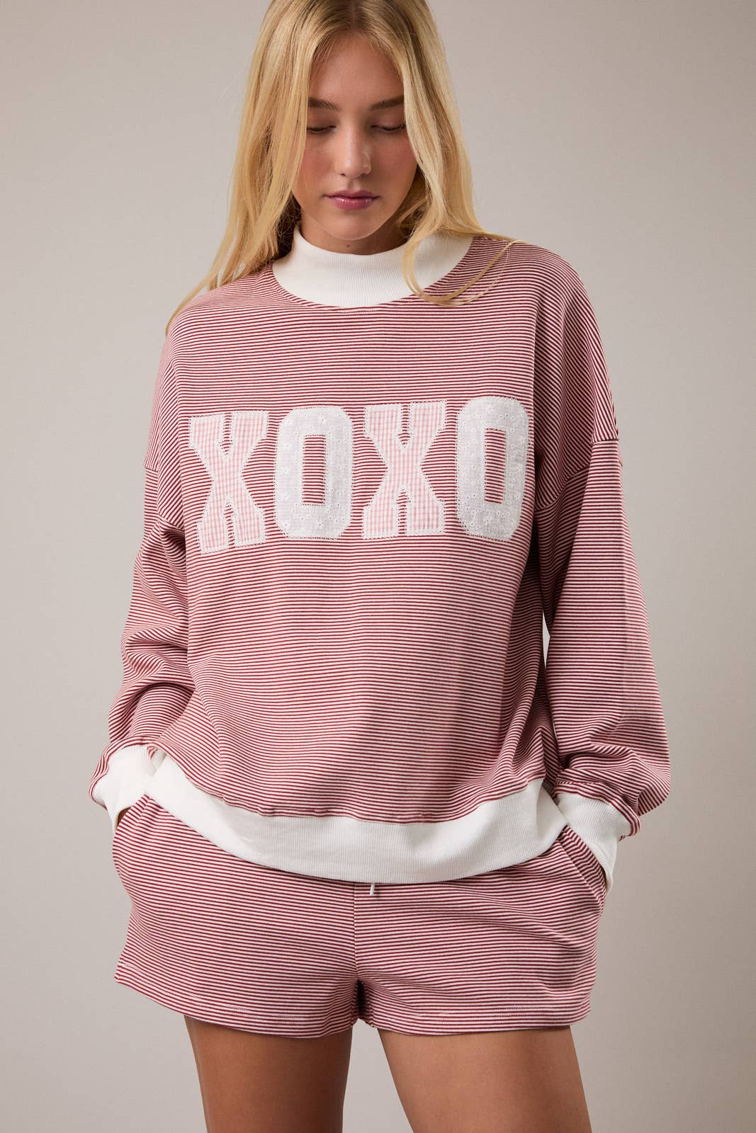 Mock Neck XOXO Sweater