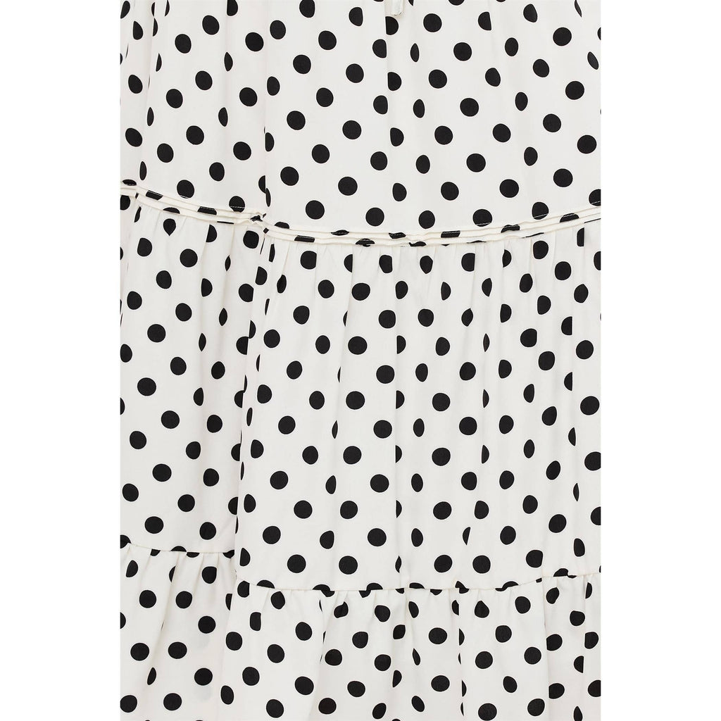 Tiered Polka Dot Skirt
