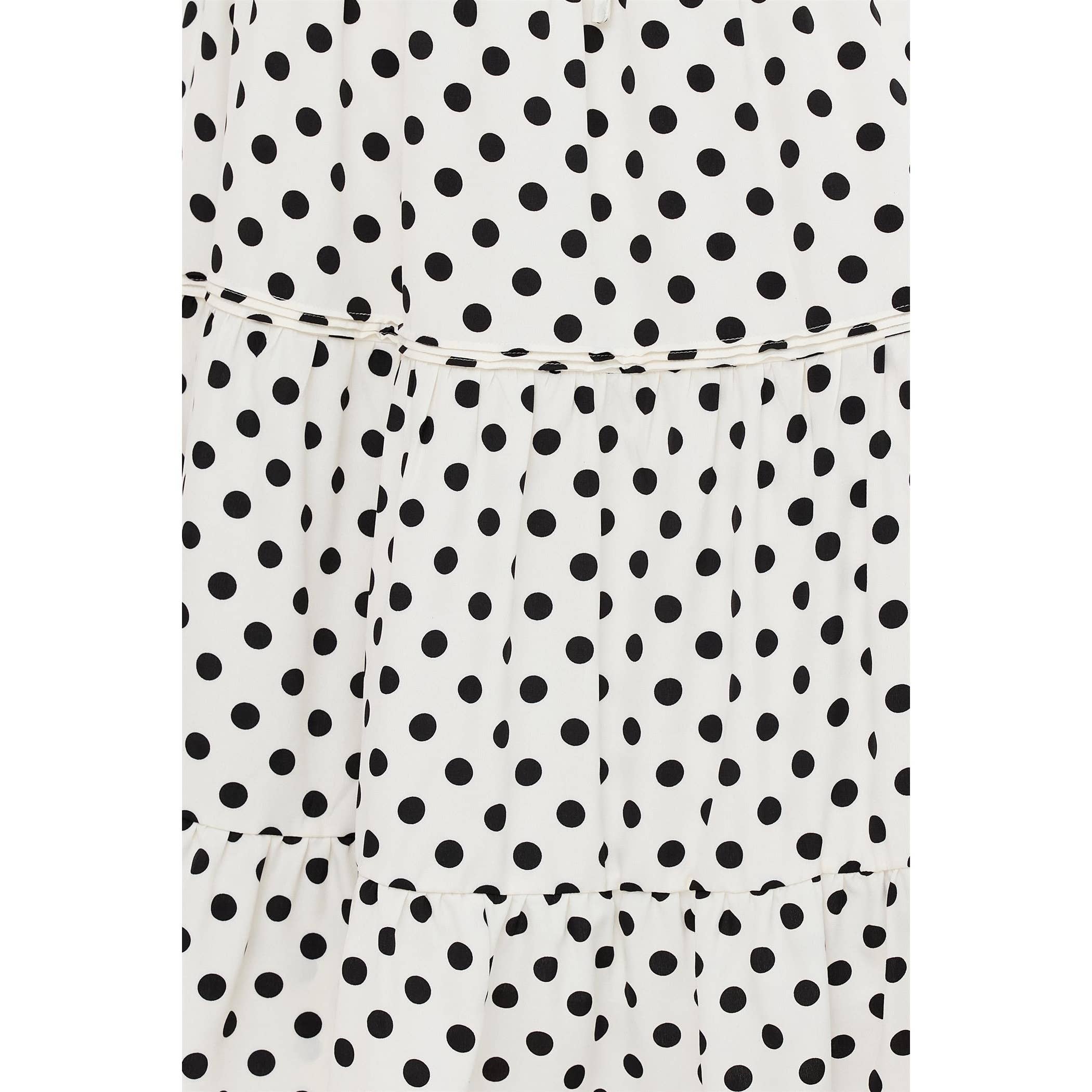 Tiered Polka Dot Skirt