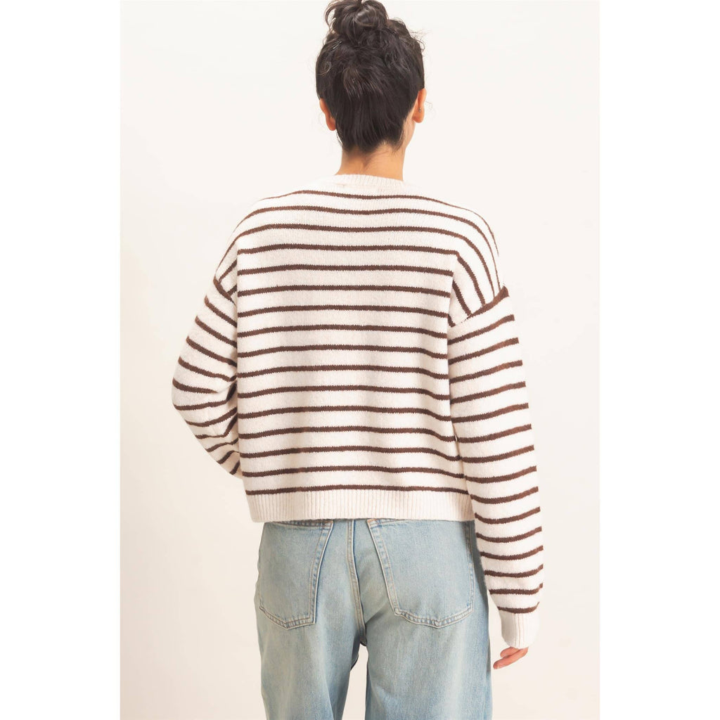 Striped Crew Neck Sweater