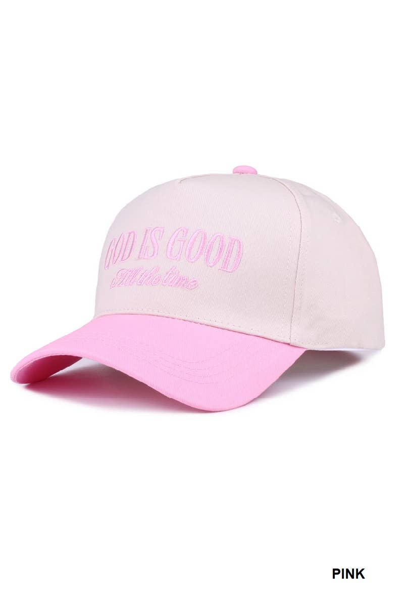 God Is Good All The Time Two Tone Cap